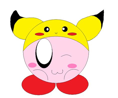 Pikachu Kirby by LisaDots123 on DeviantArt