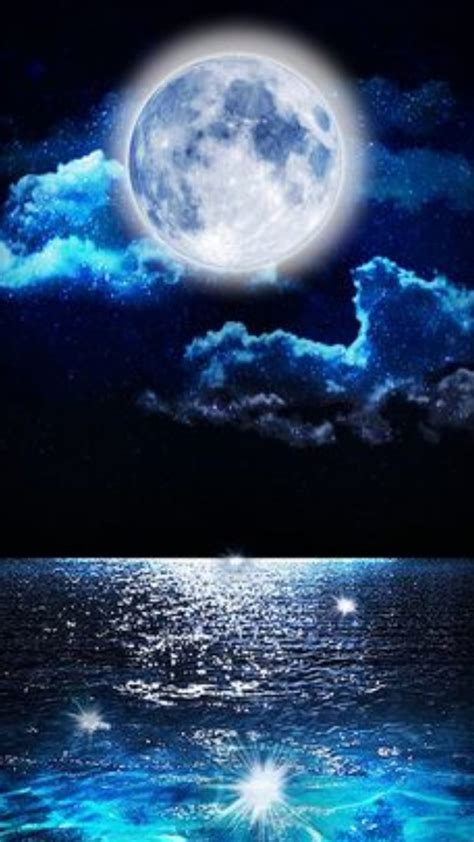 Moonshine fairytale, bonito, fairytale, lake, fantasy, moon, water ...