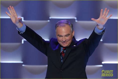 Photo: tim kaine 2016 dnc speech video 08 | Photo 3719565 | Just Jared ...