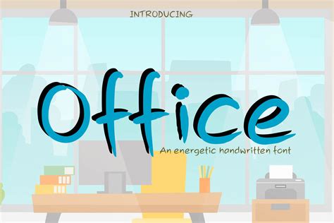 Office Font by TANVARA DIGITAL ART · Creative Fabrica