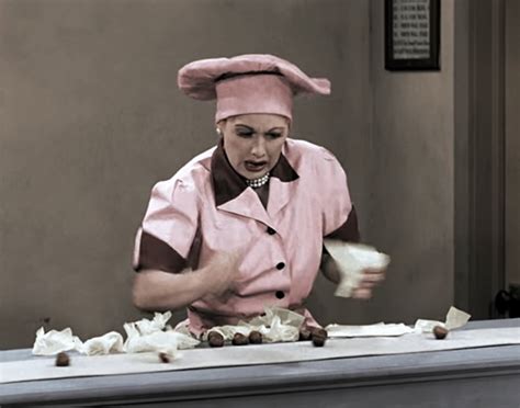 Lucy Chocolate Factory : Three Ways Lucille Ball Ruled When She Played With Food ... : Maybe you ...