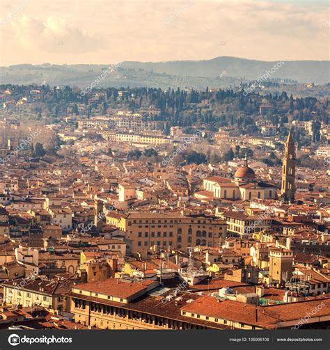 Beautiful Florence City Skyline Sunset Italy — Stock Photo © Zakharova ...