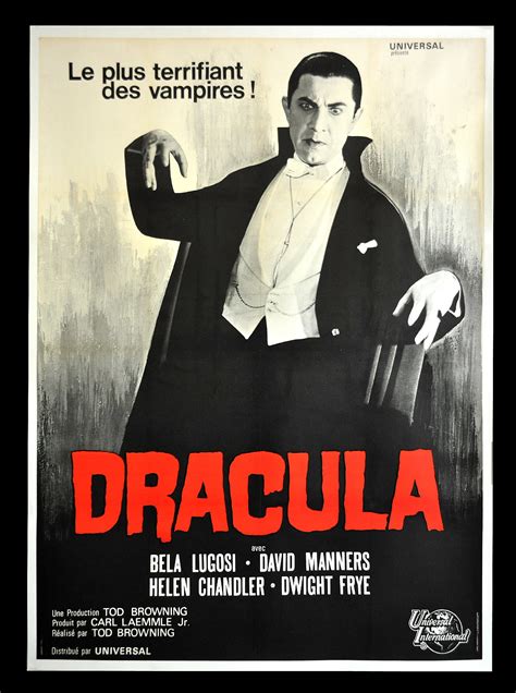 DRACULA * CineMasterpieces 1960'S FRENCH BELA LUGOSI VAMPIRE HORROR MOVIE POSTER | eBay