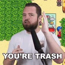 Your Trash Trash Can GIF - Your Trash Trash Can Trash - Discover & Share GIFs