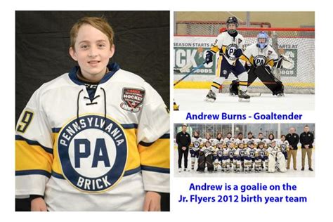 Andrew Burns selected to Team Pennsylvania