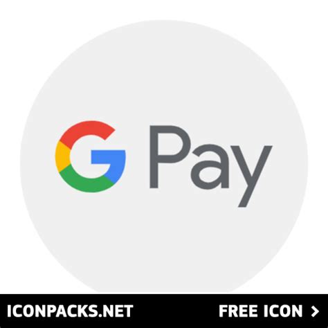 Free Google Pay Circle Round Logo SVG, PNG Icon, Symbol. Download Image.