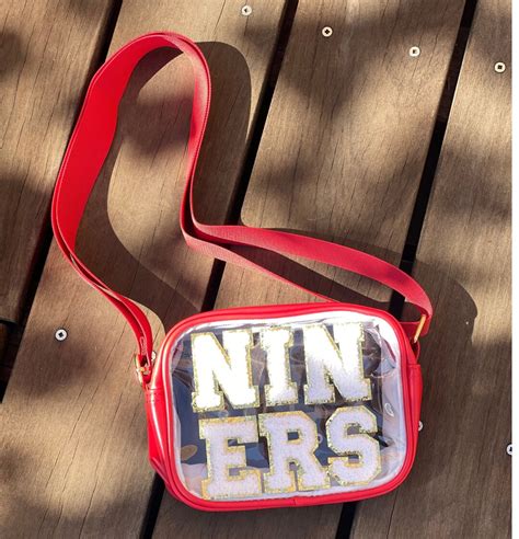 Football NFL FORTY NINERS Stadium Approved Clear Bag - Etsy