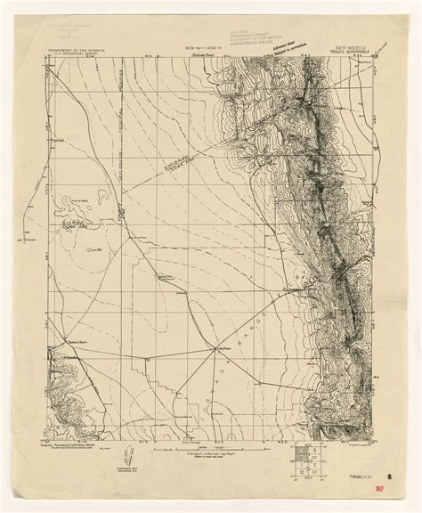 New Mexico Historical Topographic Maps - Perry-Castañeda Map Collection ...