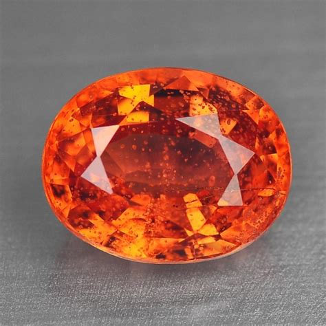 Lot - 1.49 Carat Sparkling Rare orange Color Natural Sapphire Loose ...