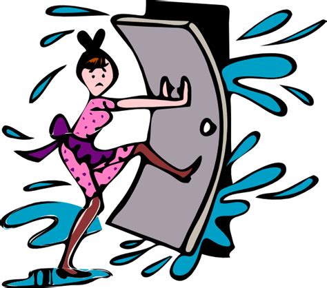 Girl Close Door Clip Art at Clker.com - vector clip art online, royalty free & public domain