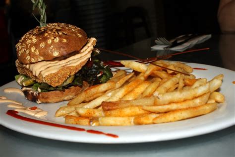 Salmon Sandwich with Fries | Hash House a Go Go Restaurant @… | Flickr