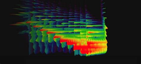 Spectrogram in Your Browser: Entrancing Real-Time 3D Pictures of Sound | Music visualization, 3d ...