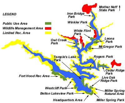 Lake Belton Map Fishing Guide, Best Fishing, Belton Texas, Lake Activities, Camping Park, Fort ...