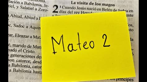 DÍA 2 MATEO 2 - Lectura del Nuevo Testamento - YouTube