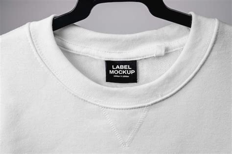 T Shirt Label Mockup - Free Vectors & PSDs to Download