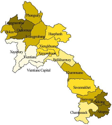 Provinces of Laos - Wikipedia