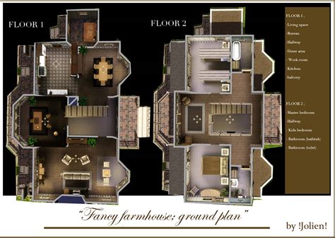 Sims 3 Country House Blueprints