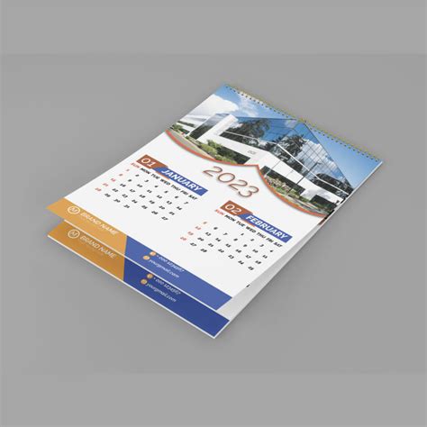 Best Wall Calendar Design Template - MasterBundles