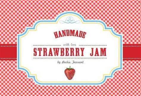 Strawberry Jam Labels - Free Printables