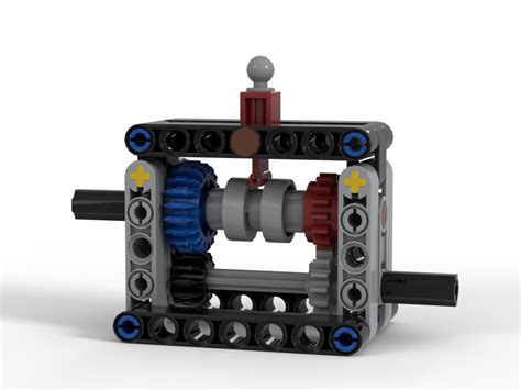 LEGO MOC 2 Speed Gearbox by thatbrickguy | Rebrickable - Build with LEGO