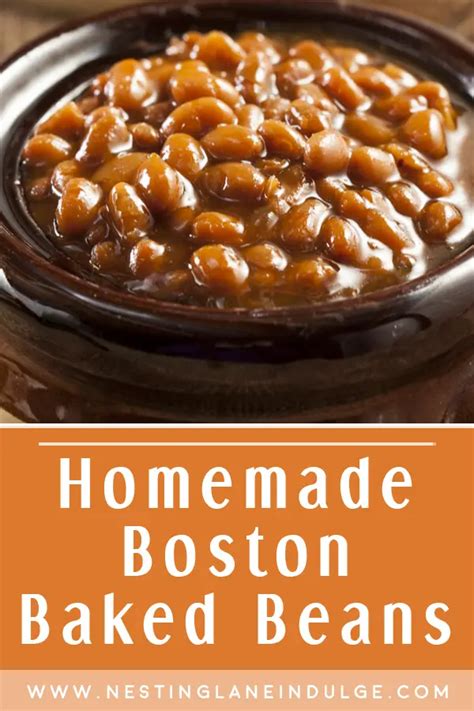 Homemade Boston Baked Beans - Nesting Lane Indulge