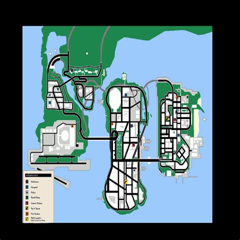 Скачать Grand Theft Auto 3 "Map Mod (улучшенная версия 0.1 )" - Карты