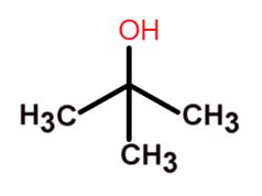 Tert Butanol Structure