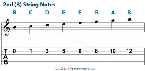 Guitar Strings Notes Chart, Tab & Info: Tune Up & Master The Fretboard