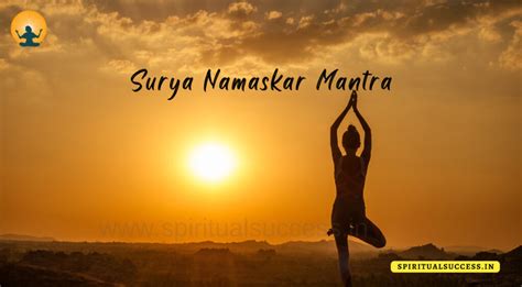 12 Surya Namaskar Mantra - spiritualsuccess.in