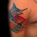 60+ Blue Marlin Tattoo Ideas & Meanings