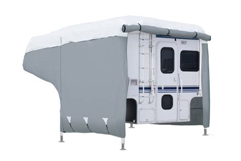 Classic Accessories PolyPro III Deluxe RV Cover for Truck Campers up to 12' Long - Gray Classic ...