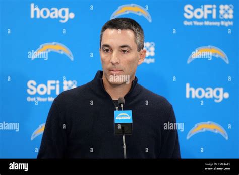 Los Angeles Chargers general manager Tom Telesco speaks at a press ...