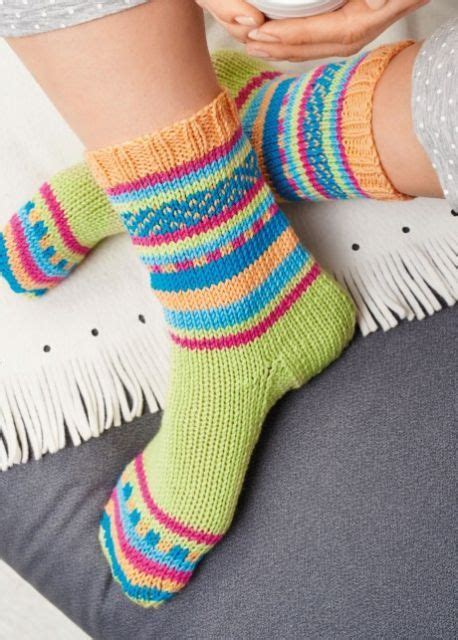 Socks On Two Needles | Knitting Patterns | Let's Knit Magazine | Sock knitting patterns ...