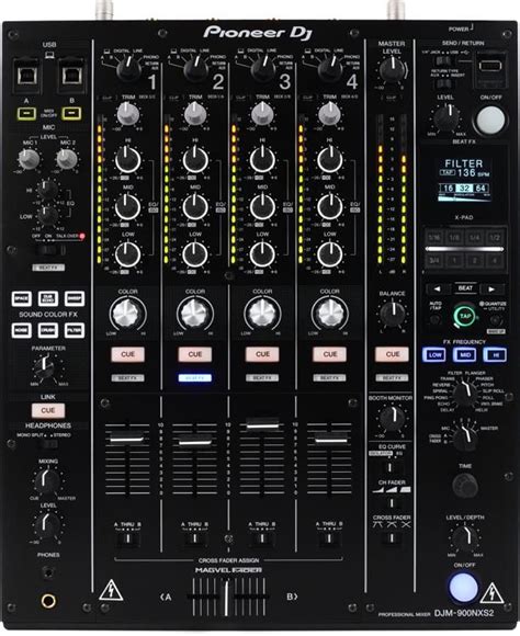 Pioneer DJ DJM-900NXS2 4-channel DJ Mixer with Effects | Sweetwater