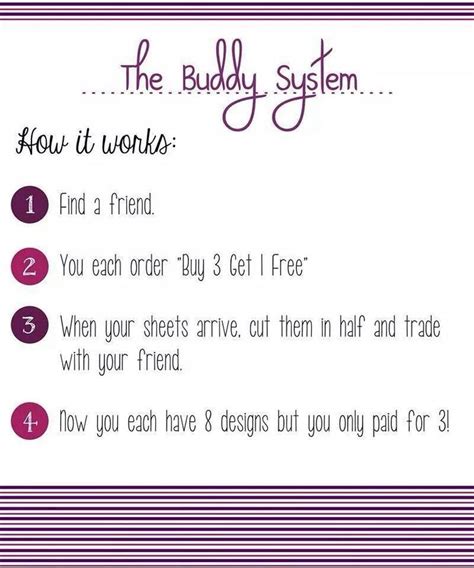 Buddy system | Jamberry | Pinterest