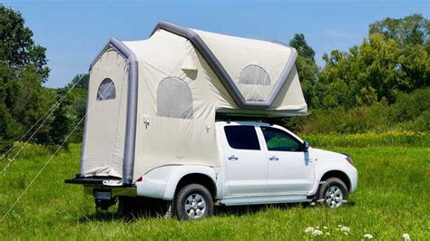 Compact Inflatable Rooftop Tent Provides Spacious Interior