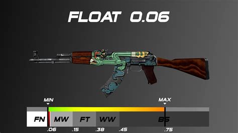 CSGO AK-47 | Fire Serpent - Skin wear/float - YouTube