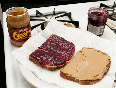 Peanut butter and jam sandwich | Making a peanut butter and … | Flickr