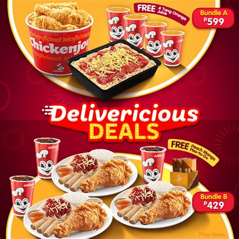 Jollibee Delivericious Deals 2018 until November 30 - Proud Kuripot