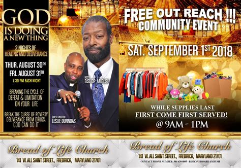 Free Outreach Community Event – Soul Winners Christian Center