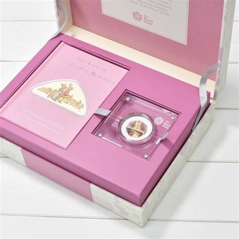 Flopsy Bunny™ 2018 UK 50p Royal Mint Silver Proof Coin & Book Set | The Gift Experience