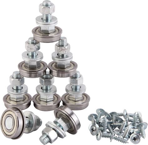 XiKe 8 Pack Stem Rocker Assembly Bearing 1-1/8" OD, Glider and Rocker Hardware, Furniture and ...