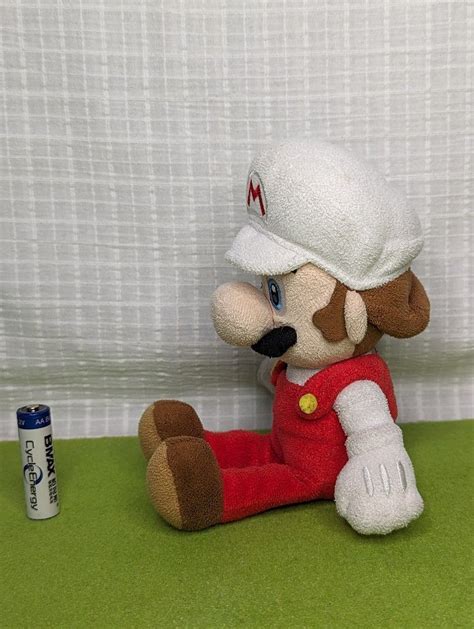 Nintendo Super Mario Fire Mario plush soft toy, Hobbies & Toys, Toys ...