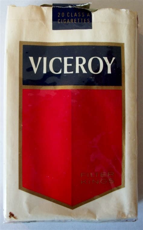 Viceroy Filter Kings – vintage American Cigarette Pack | Cigarette Collector