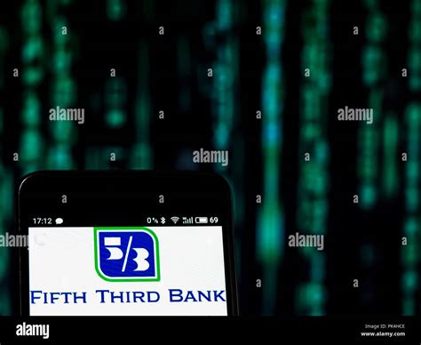 Fifth Third Bank logo seen displayed on a smart phone Stock Photo - Alamy