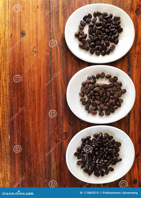 Different of Coffee Beans Roasts.roast Coffee Beans Stock Image - Image ...