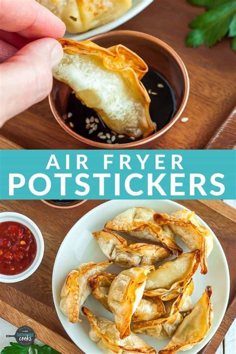 Air Fryer Potstickers {Air Fryer Dumplings} - Sustainable Cooks