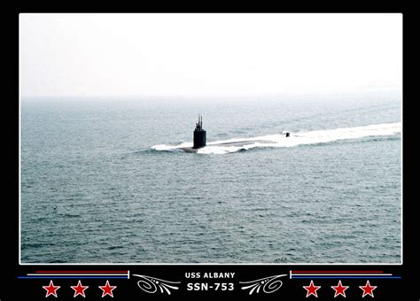 USS Albany SSN-753 Canvas Photo Print – Navy Emporium