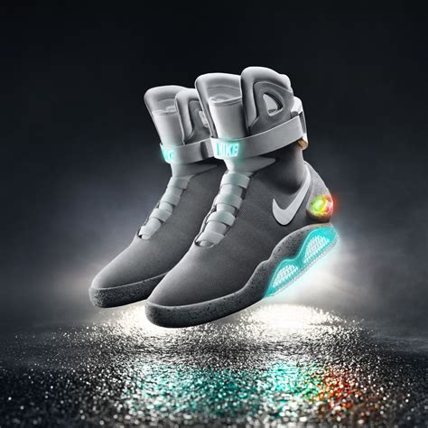 Nike officially unveils self-lacing 'Mag' shoes, gives first pair to ...