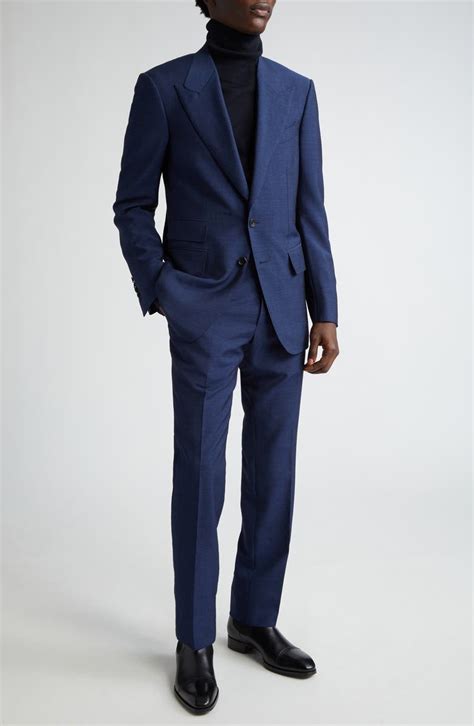 TOM FORD Shelton Cotton & Silk Fine Poplin Suit | Nordstrom